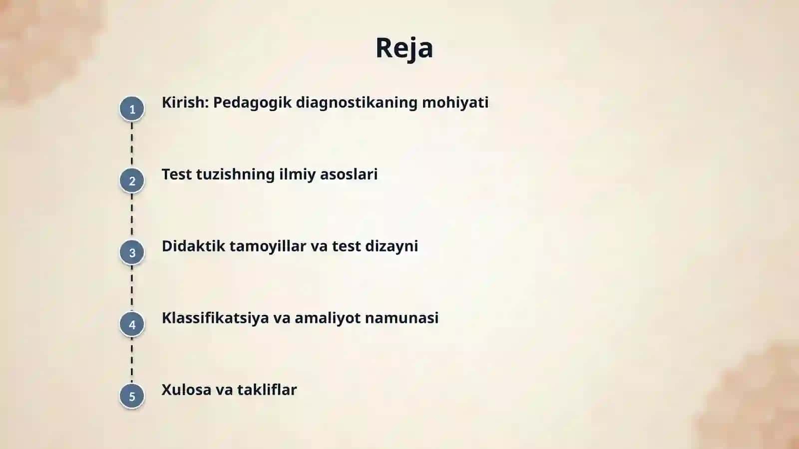 Pedagogik testlarni tuzish metodikasi 2
