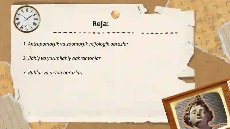 Mifologik obrazlarning koʻrinishlari 2