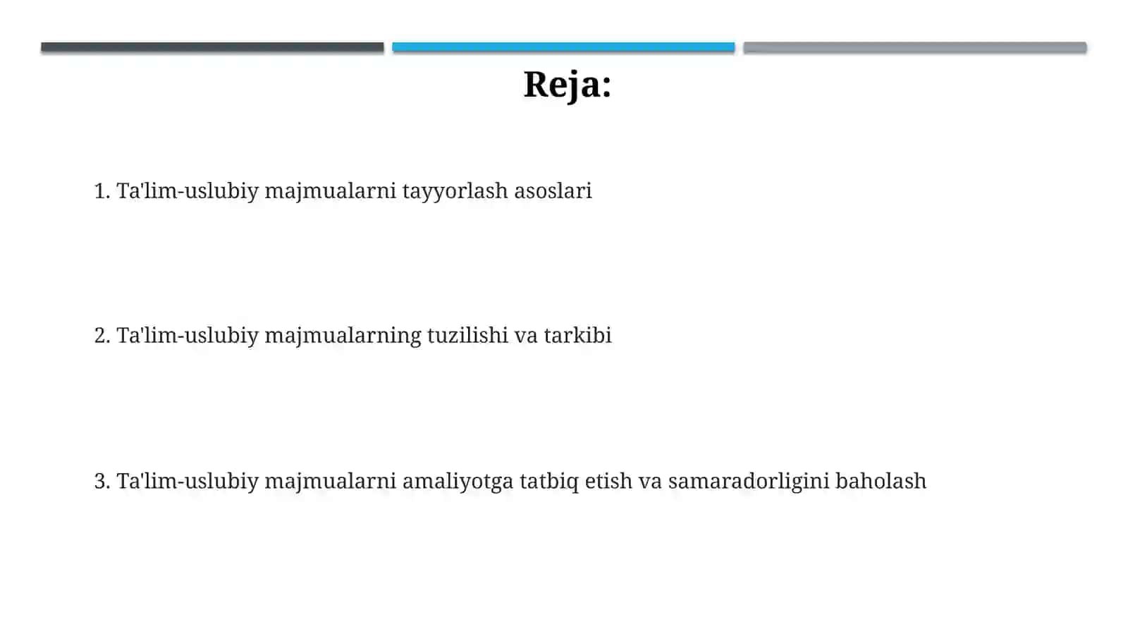 Ta'lim-uslubiy majmualar tayyorlash 2
