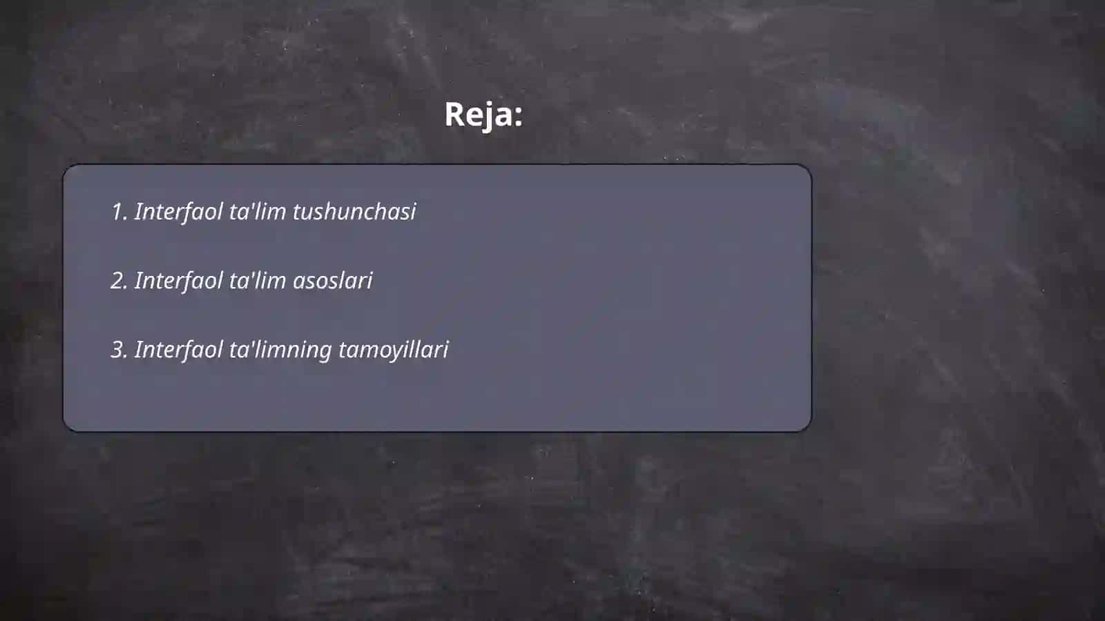 Interfaol ta‘limning asosiy tamoyil, shakl va omillari 2