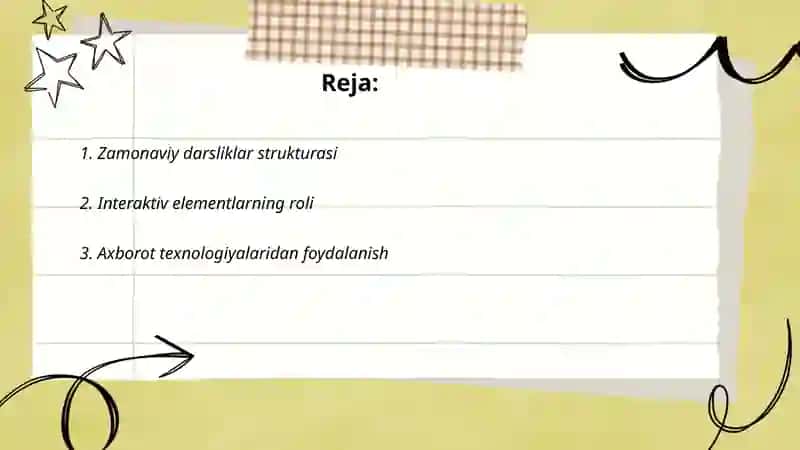 Zamonaviy darsliklar tahlili 2