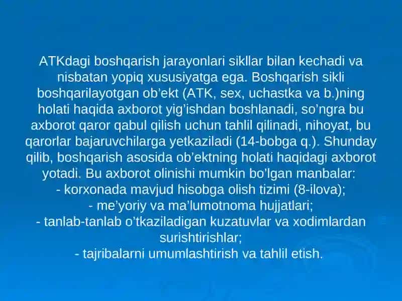 Texnik tizimlarni axborot bilan ta’minlash 2