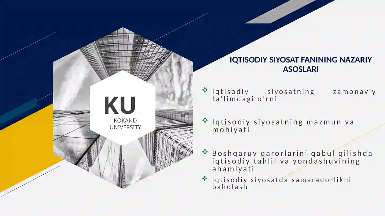 IQTISODIY SIYOSAT FANINING NAZARIY ASOSLARI 2