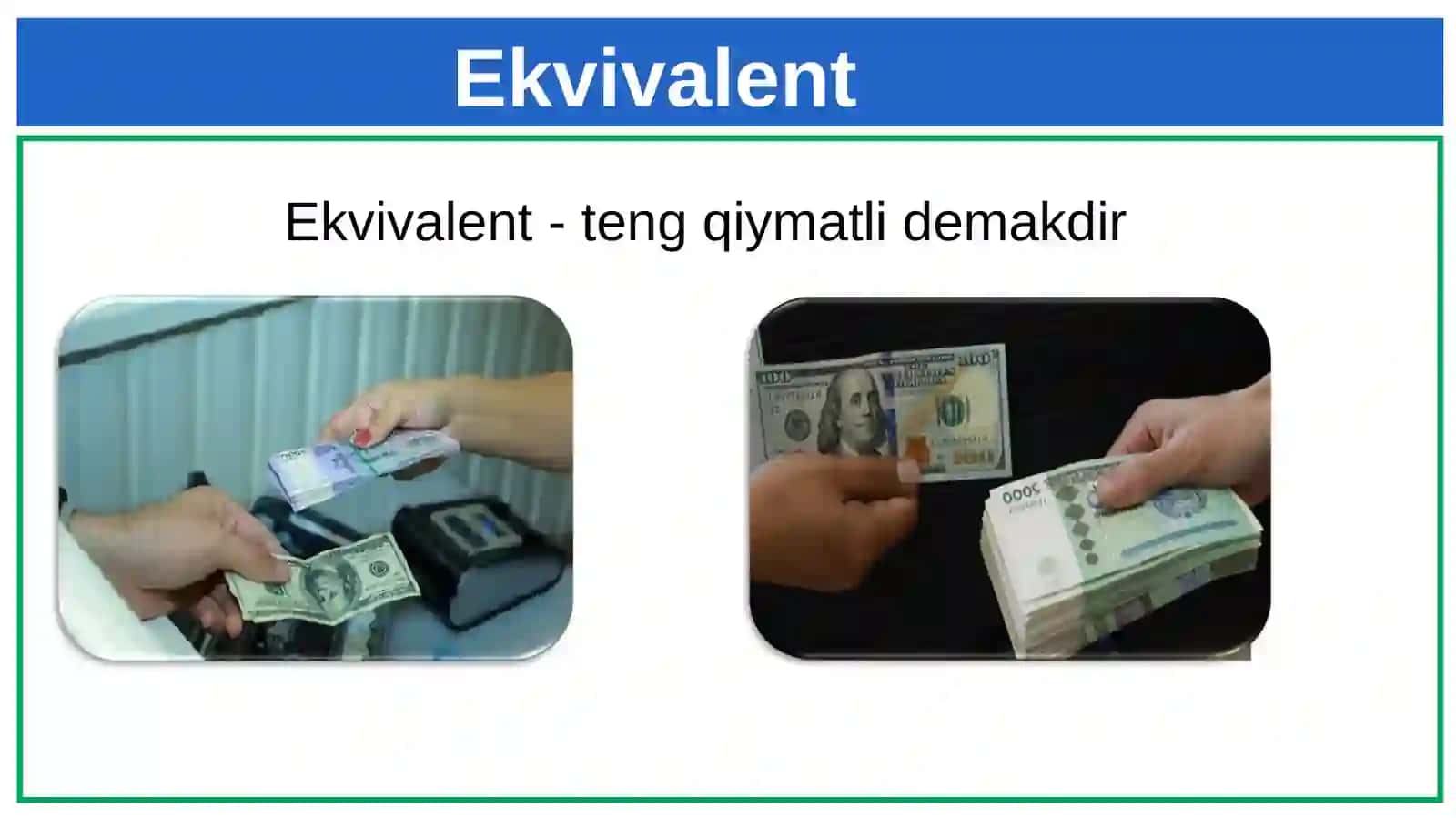 Ekvivalentlik qonuni 2