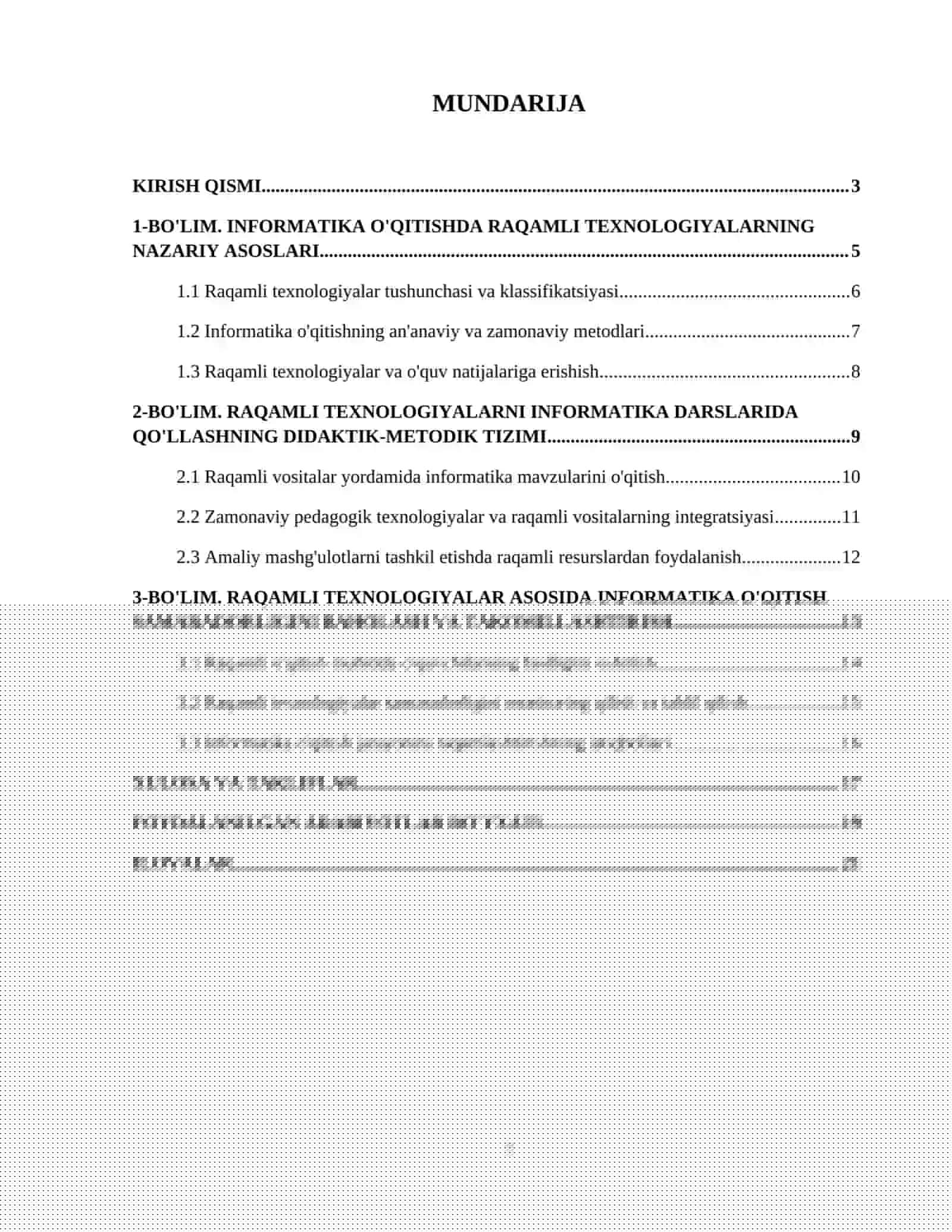 Raqamli texnologiyalar asosida informatika oʻqitish samaradorligini oshirish 2