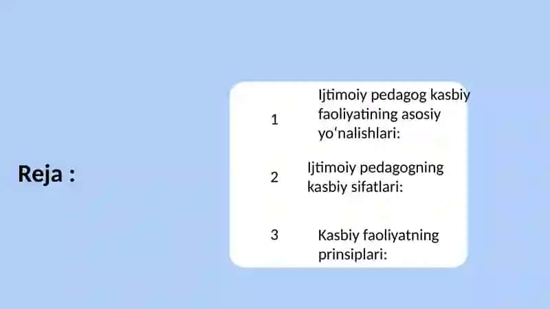 Ijtimoiy pedagogning kasbiy faoliyati 2