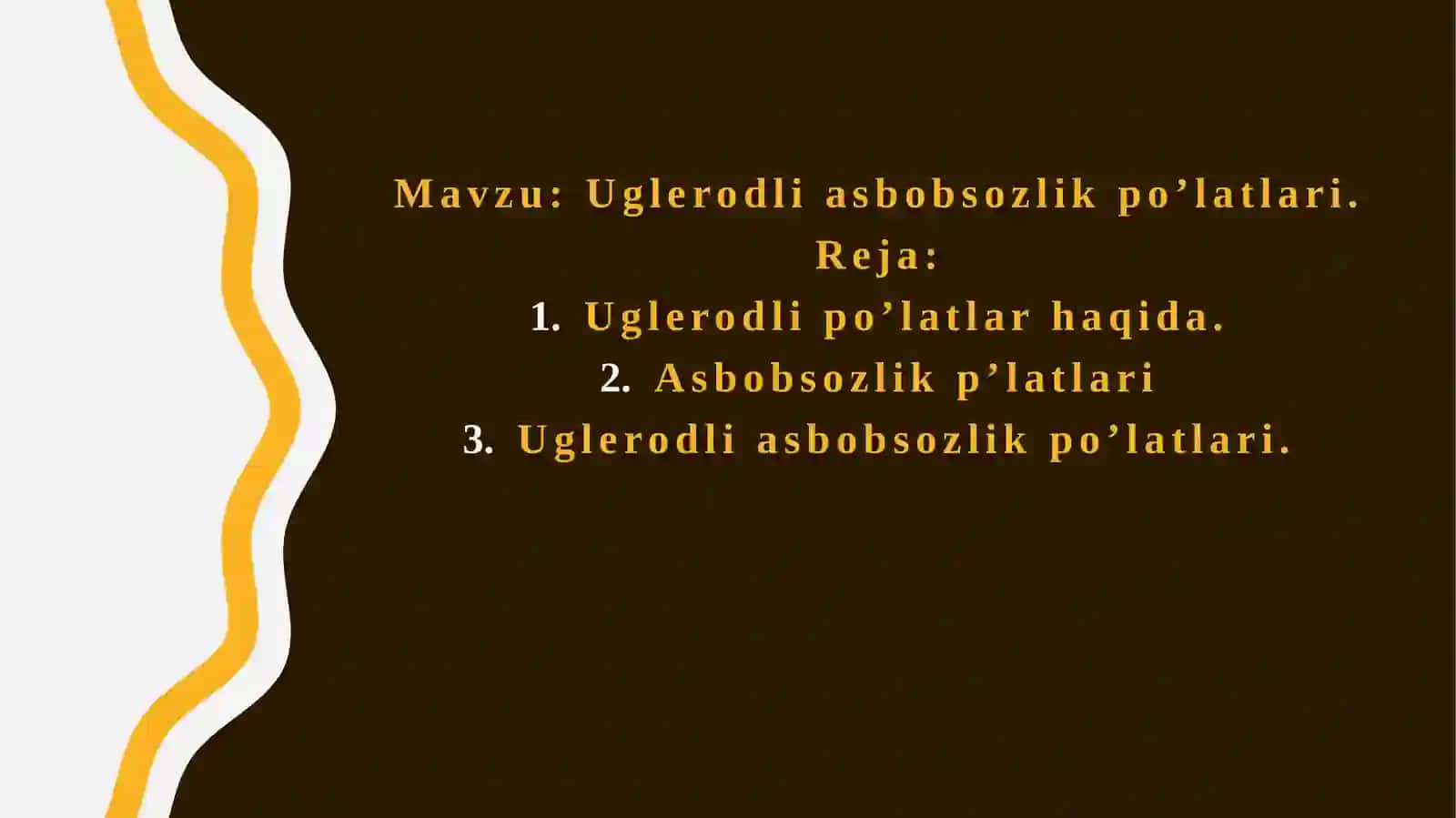 Uglerodli po'latlar 2