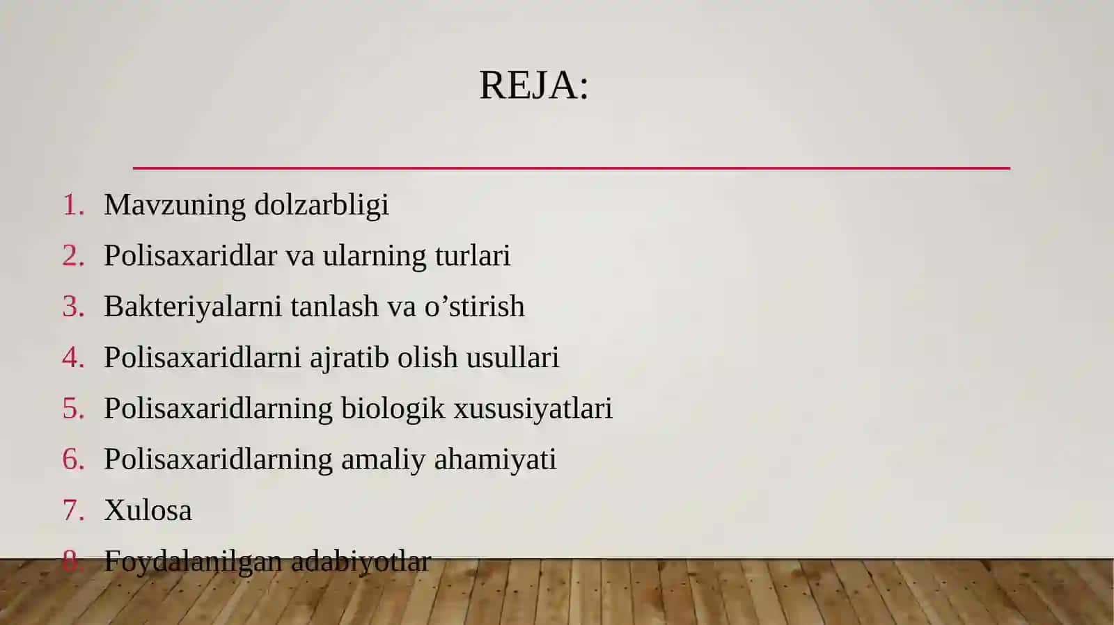 Bakteriyalar polisaxaridlarini ajratib olish 2
