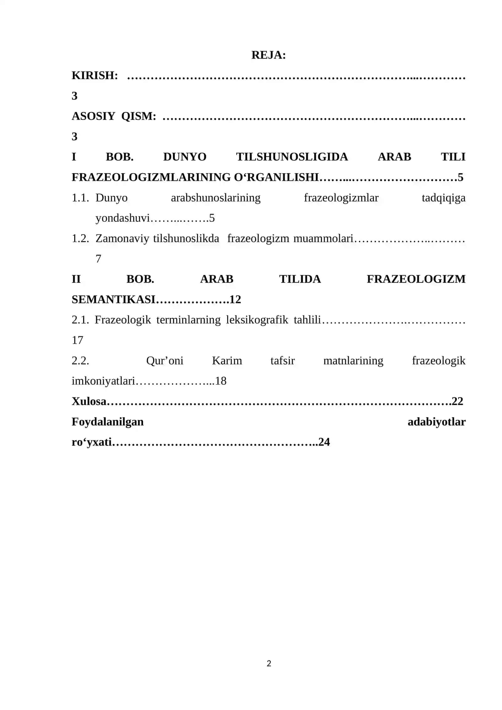 KURS ISHI Arab tilida frazeologizmlar 2