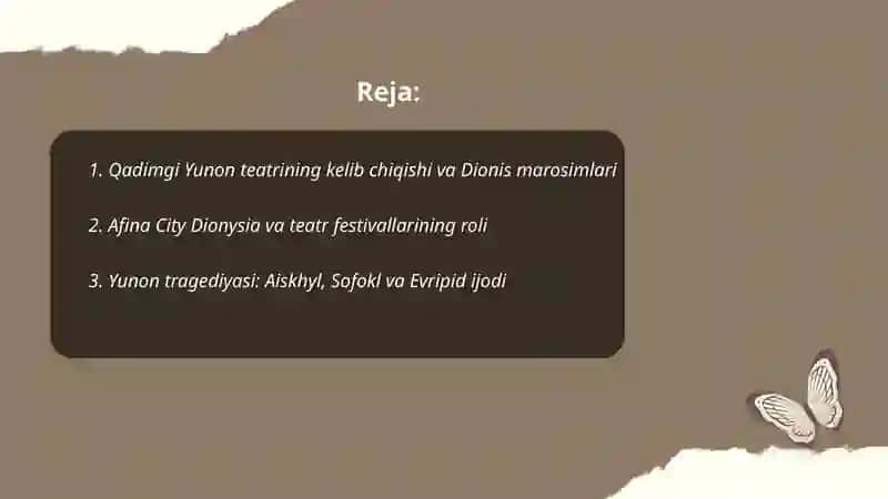 Qadimgi Yunon va Rim teatri tarixi 2
