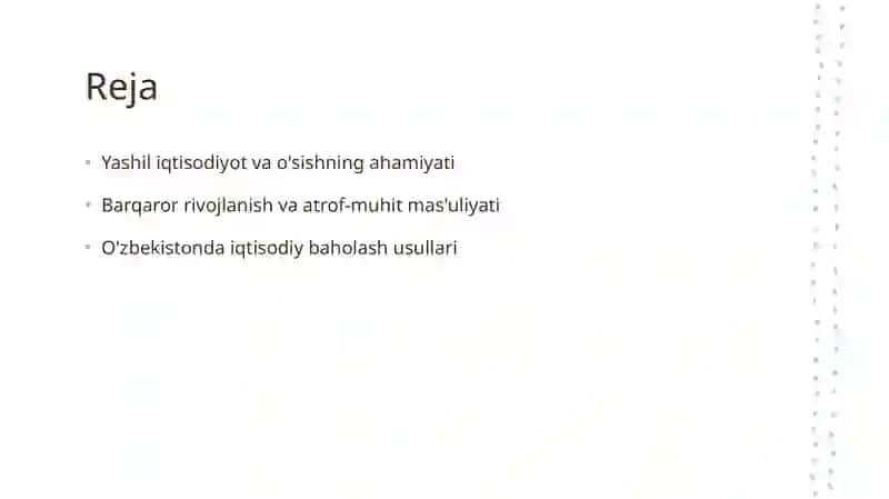 Yashil iqtisodiyot va o'sishning ahamiyati 2