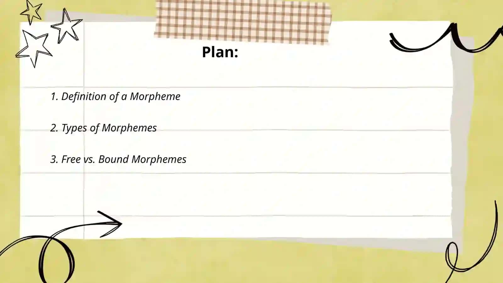 Characteristic of Morpheme 2