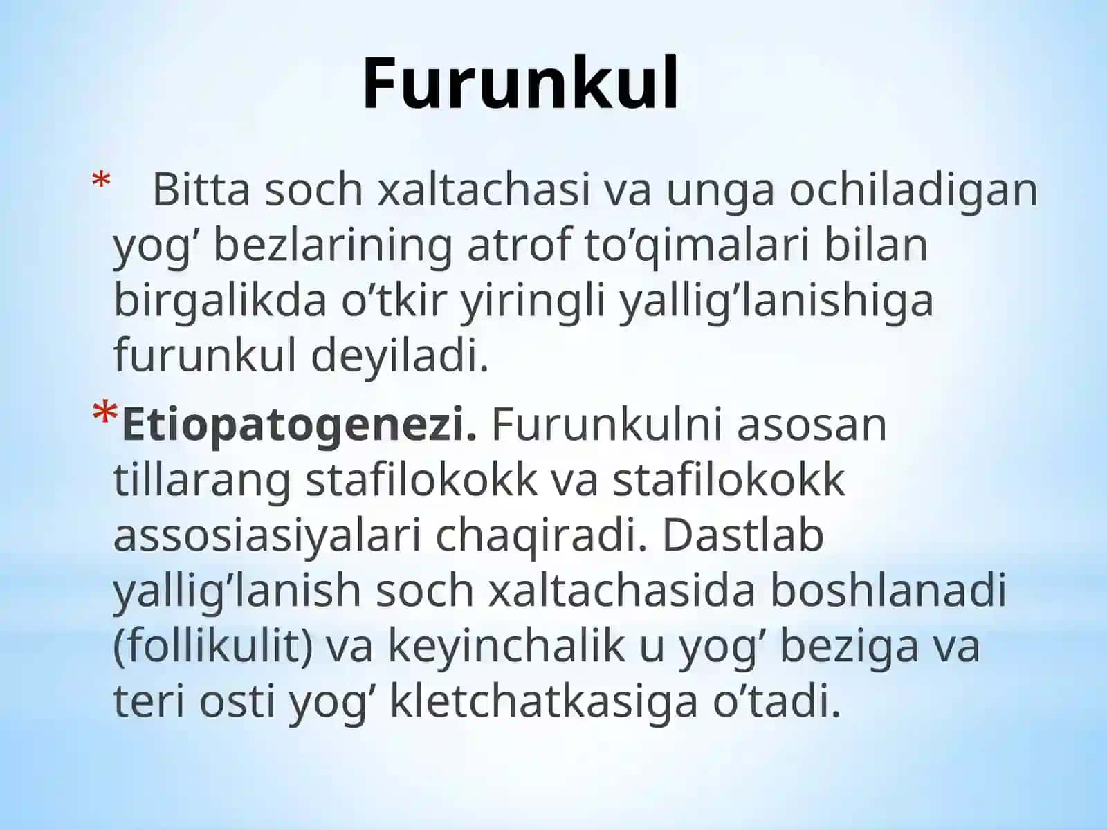 Bolalar yiringli yallig’lanish kasalliklari 2