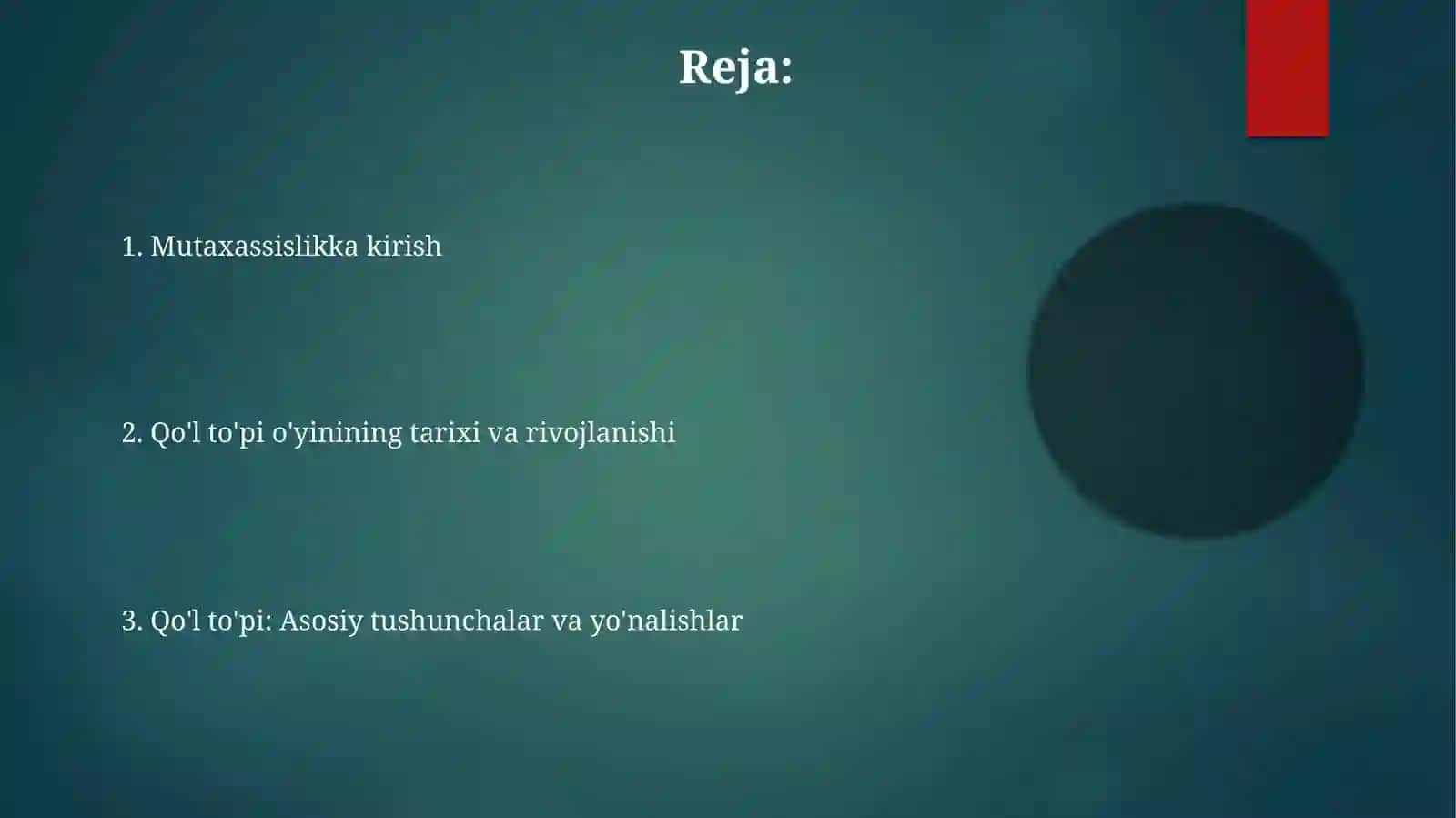Mutaxassislikka kirish. Gandbol o'yinining paydo bo'lishi tarixi va taraqqiyoti 2