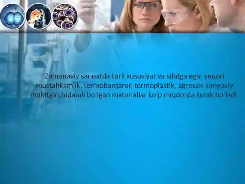 Kimyoviy ishlab chiqarish istiqbollari 2