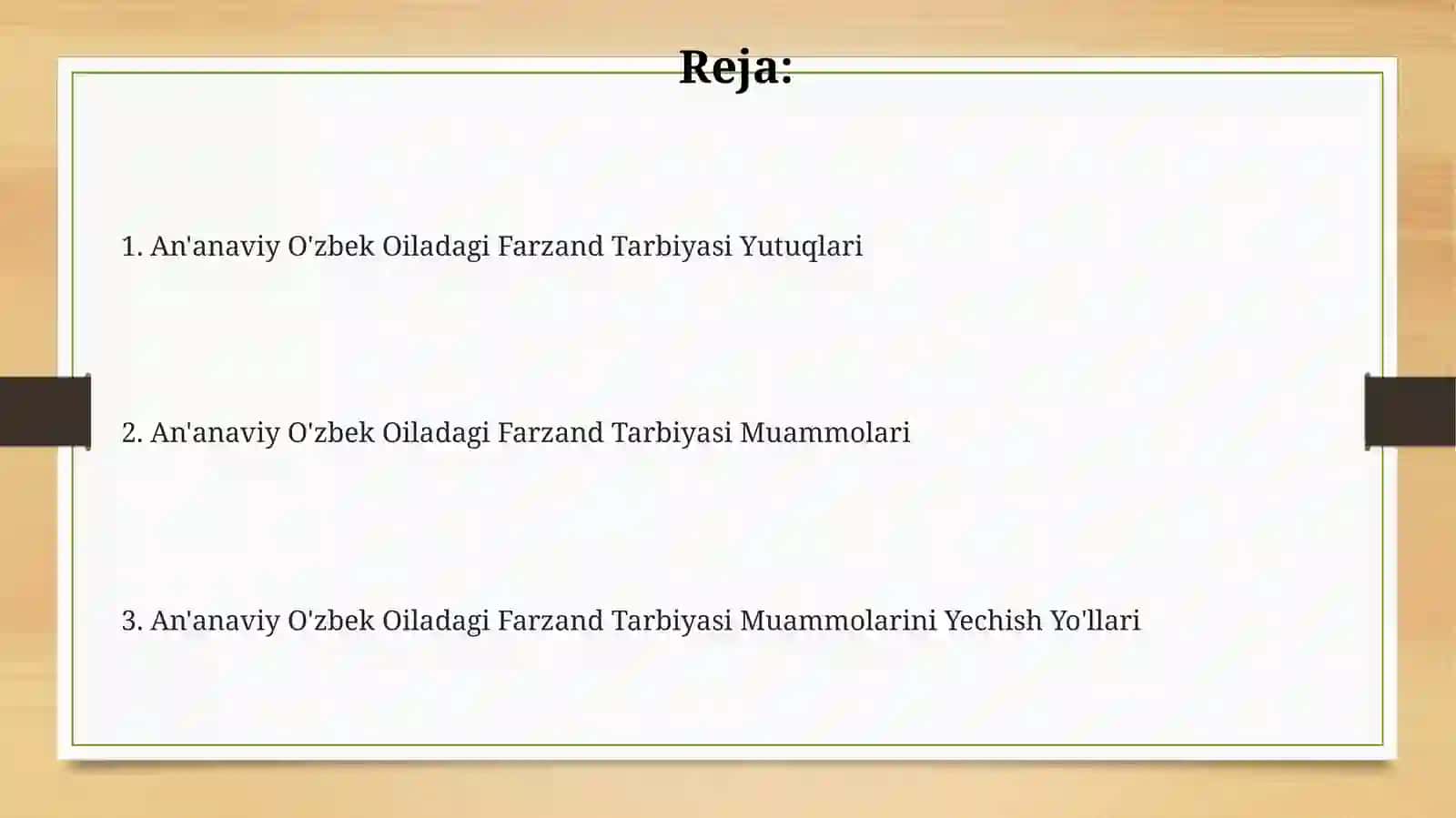 An'anaviy O'zbek Oiladagi Farzand Tarbiyasi Yutuqlari 2
