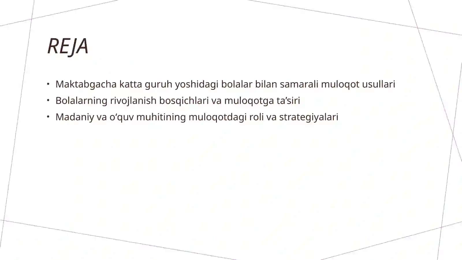 Maktabgacha katta guruh yoshidagi bolalar bilan muloqot 2