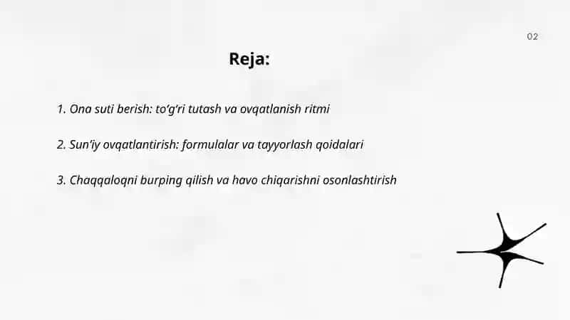 Uyda yangi tug'ilgan chaqaloqni parvarish gilish 2