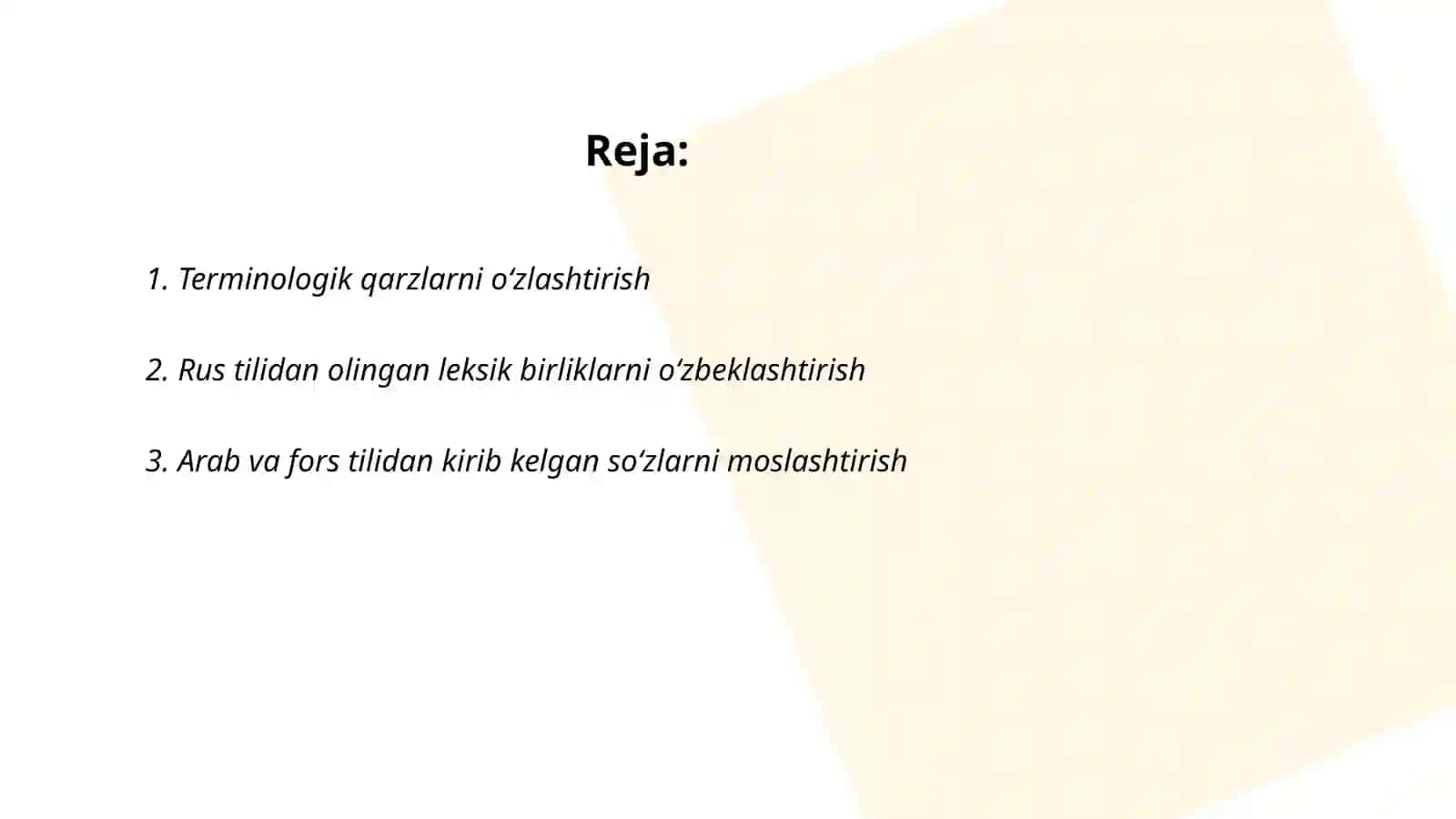 Oʻzga tildan oʻzbek tiliga 2