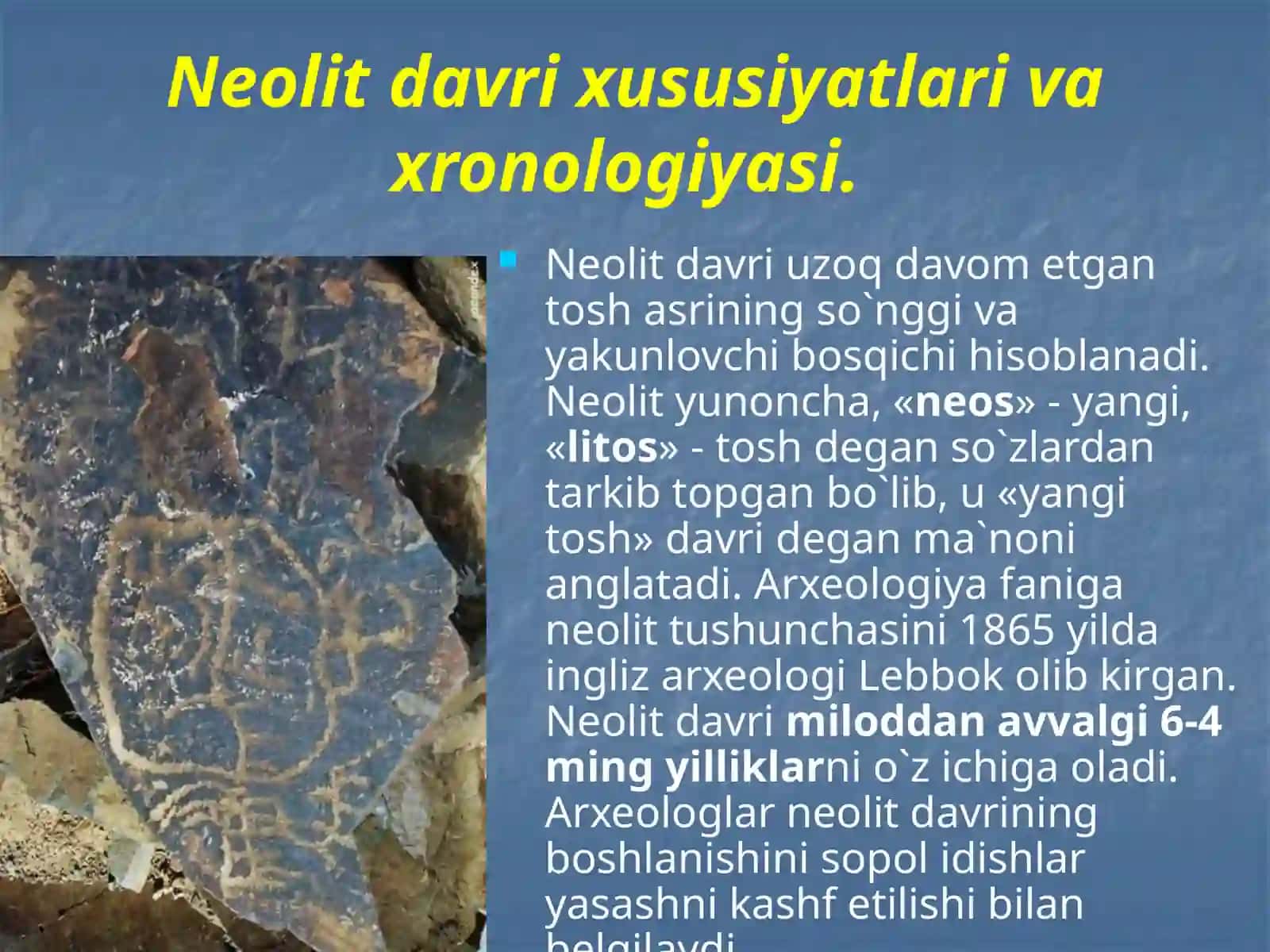 O’zbekistondan neolit davri yodgorliklari 2