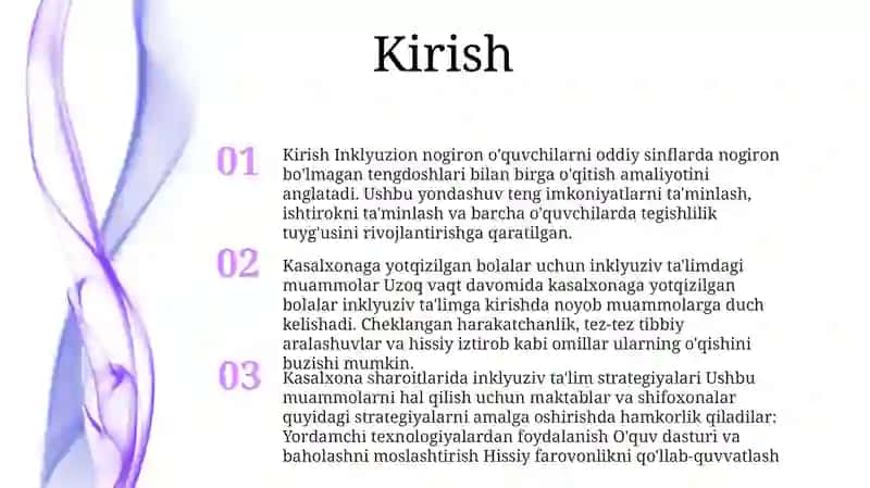 Gospital Va Inklyuziv Ta'Lim Ko'Rishida Nuqsoni Bo'Lgan Bolalarni Inklyuziv Ta'Lim Sharoitida O'Qitish Va Tarbiyalash 2