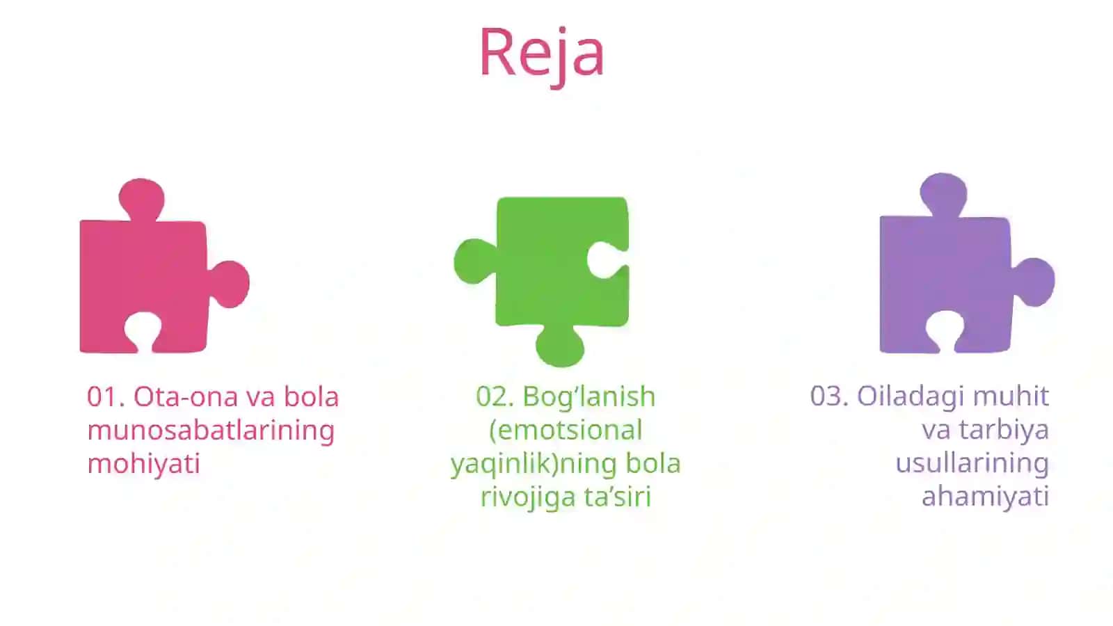 Ota-ona bola munosabatlari psixologiyasi 2