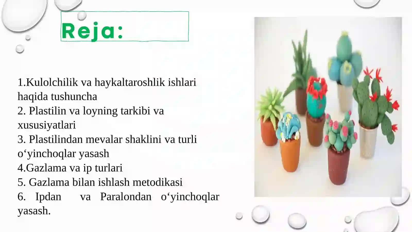 Plastilin va loyning tarkibi va xususiyatlari 2