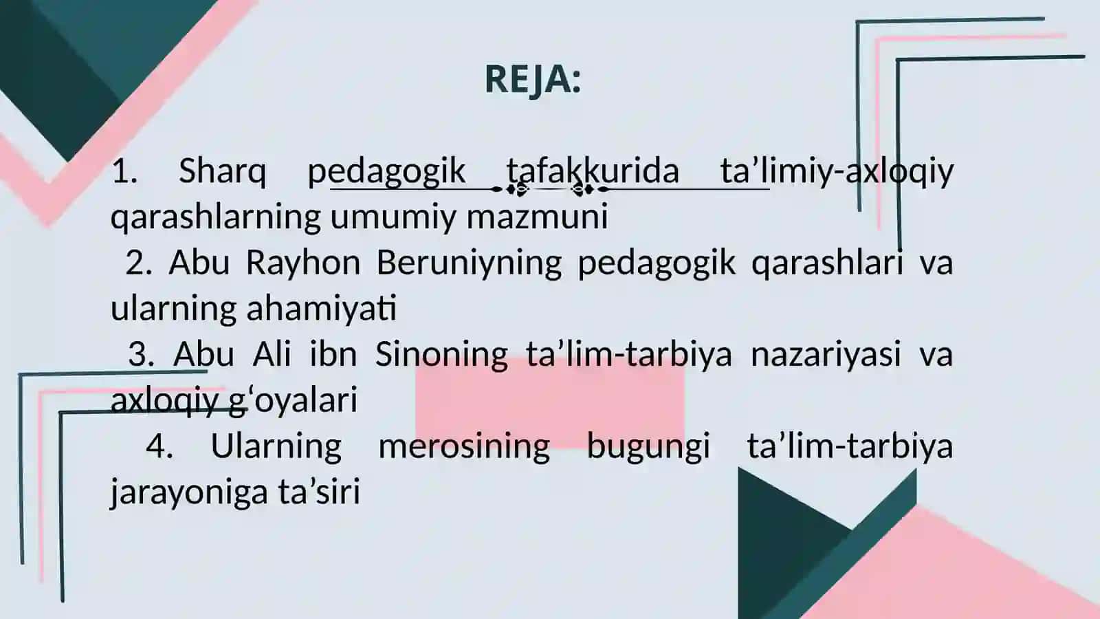 Sharq uyg‘onish davrida boshlang‘ich ta’limga oid axloqiy fikrlarning rivojlanishi 2