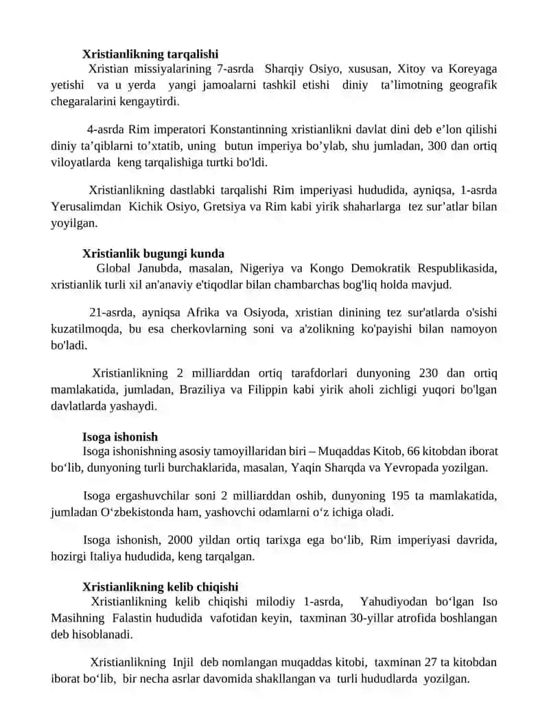 Xristianlik dini 2