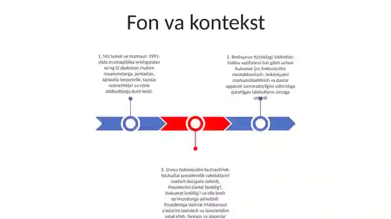 Mustaqillik Yillarida O'Zbekistonda Davlat Boshqaruvi Tizimida Amalga Oshirilgan Islohatlar 2