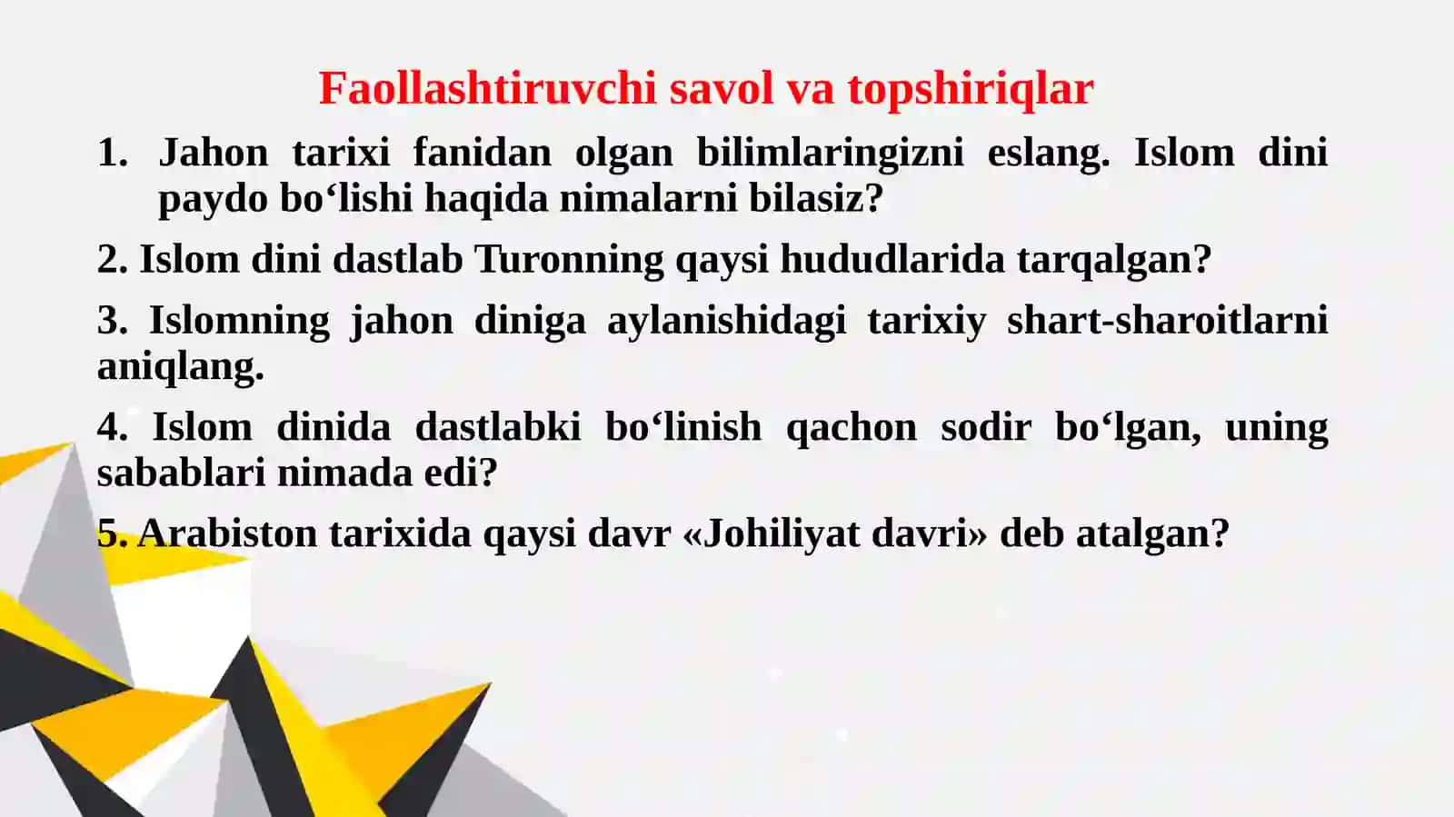 Movarounahrda islom dini yoyilishi 2