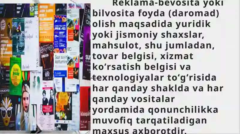 Reklama va reklama matnlariga qoʻyiladigan talablar 2