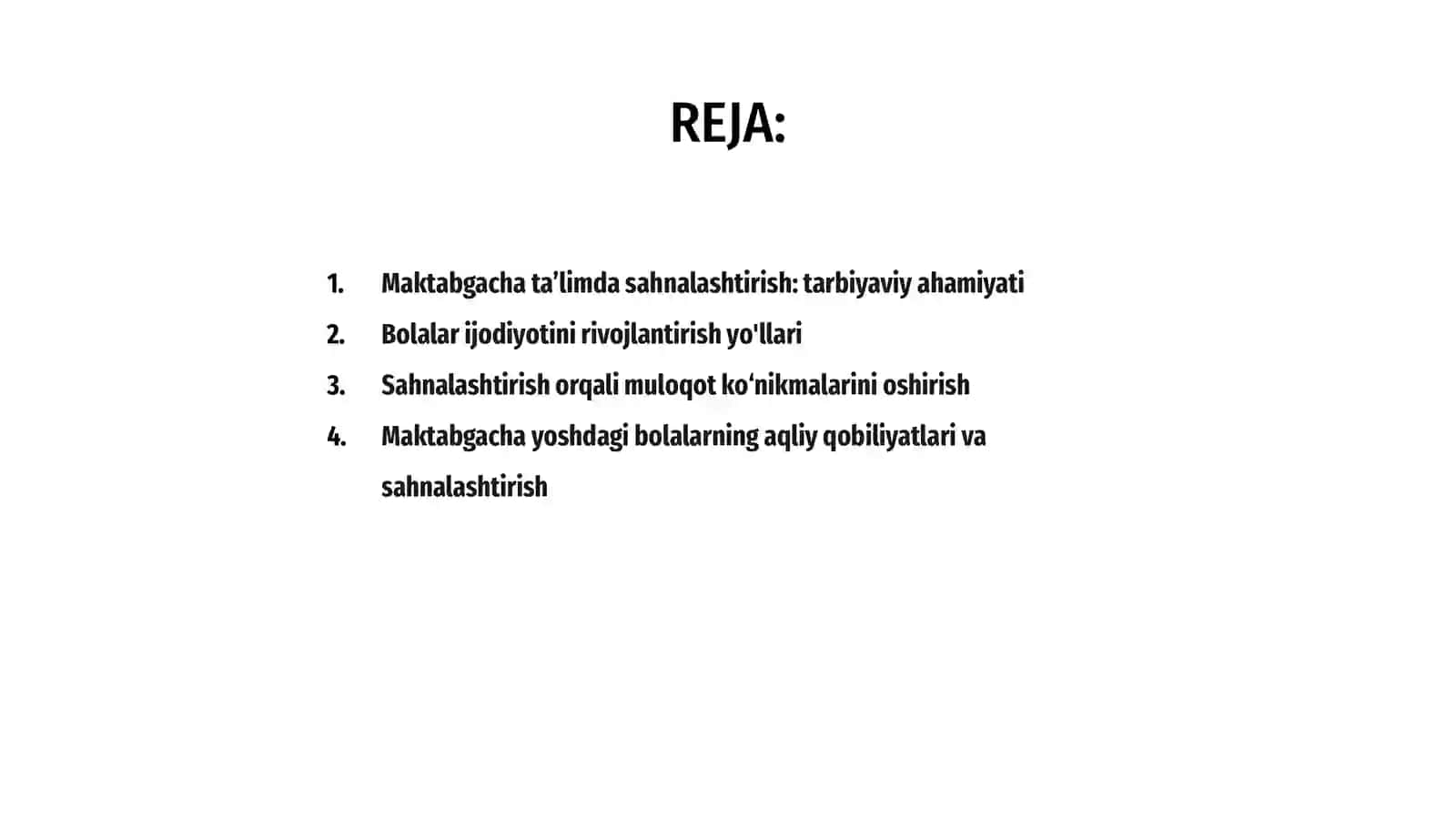 Maktabgacha ta’limda sahnalashtirish faoliyatining ahamiyati 2