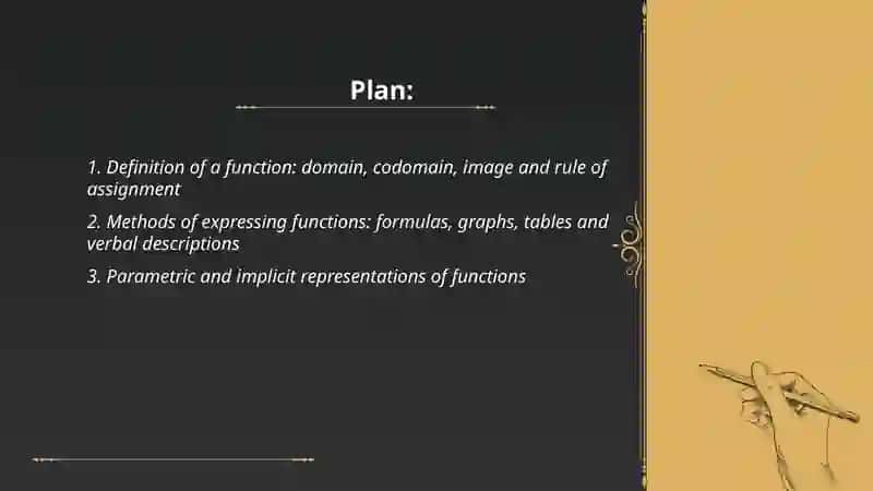 Definition of a function 2