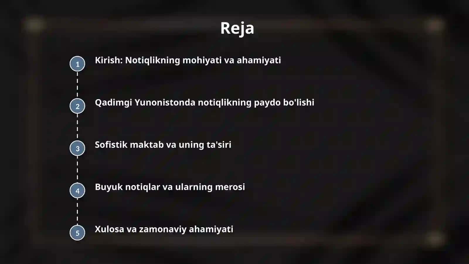 Yunonistonda notiqlik sanʼatining tarixi haqida 2