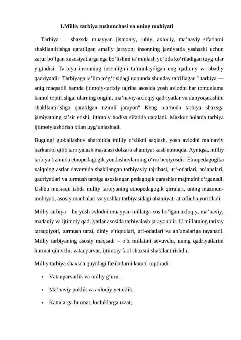 Milliy tarbiyaning etnopedagogik qirralari 2