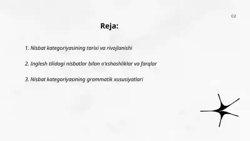 Nisbat kategoriyasining tarixi va rivojlanishi 2