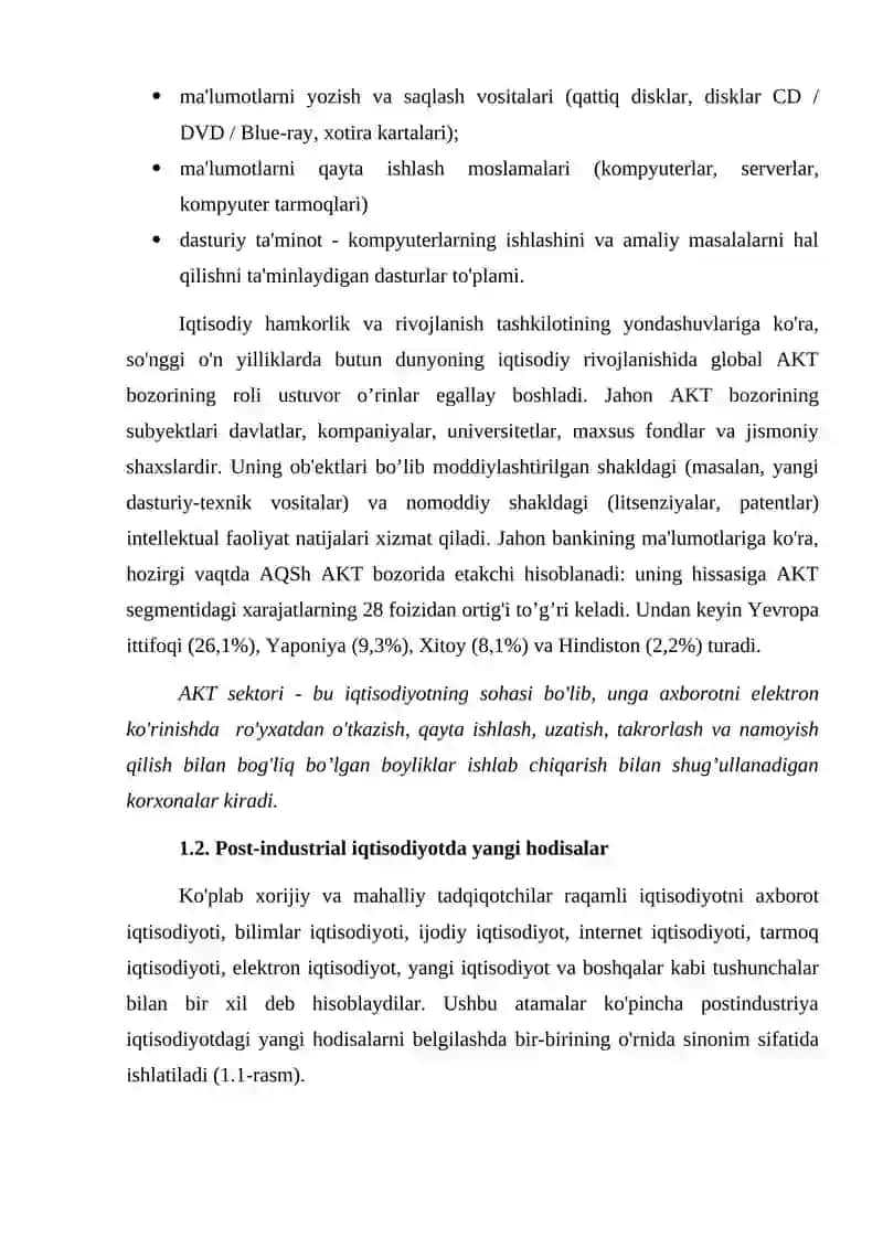 RAQAMLI IQTISODIYOT XO’JALIK TIZIMI VA IQTISODIY FAN SIFATIDA 2