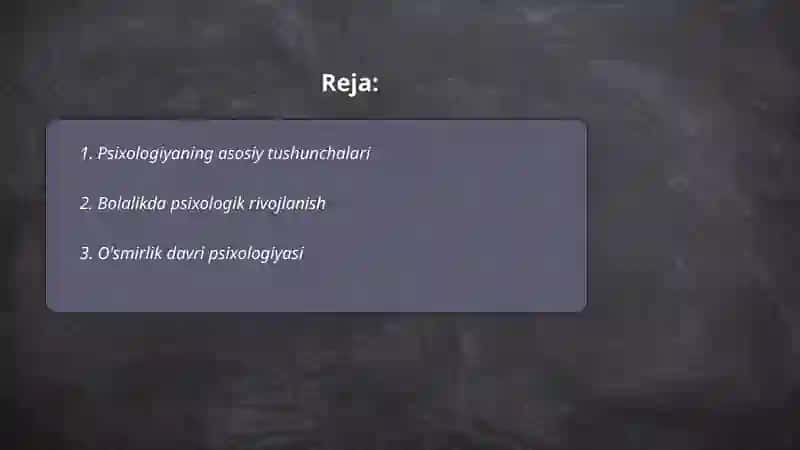 Psixologiyaning inson hayotidagi oʻrni 2