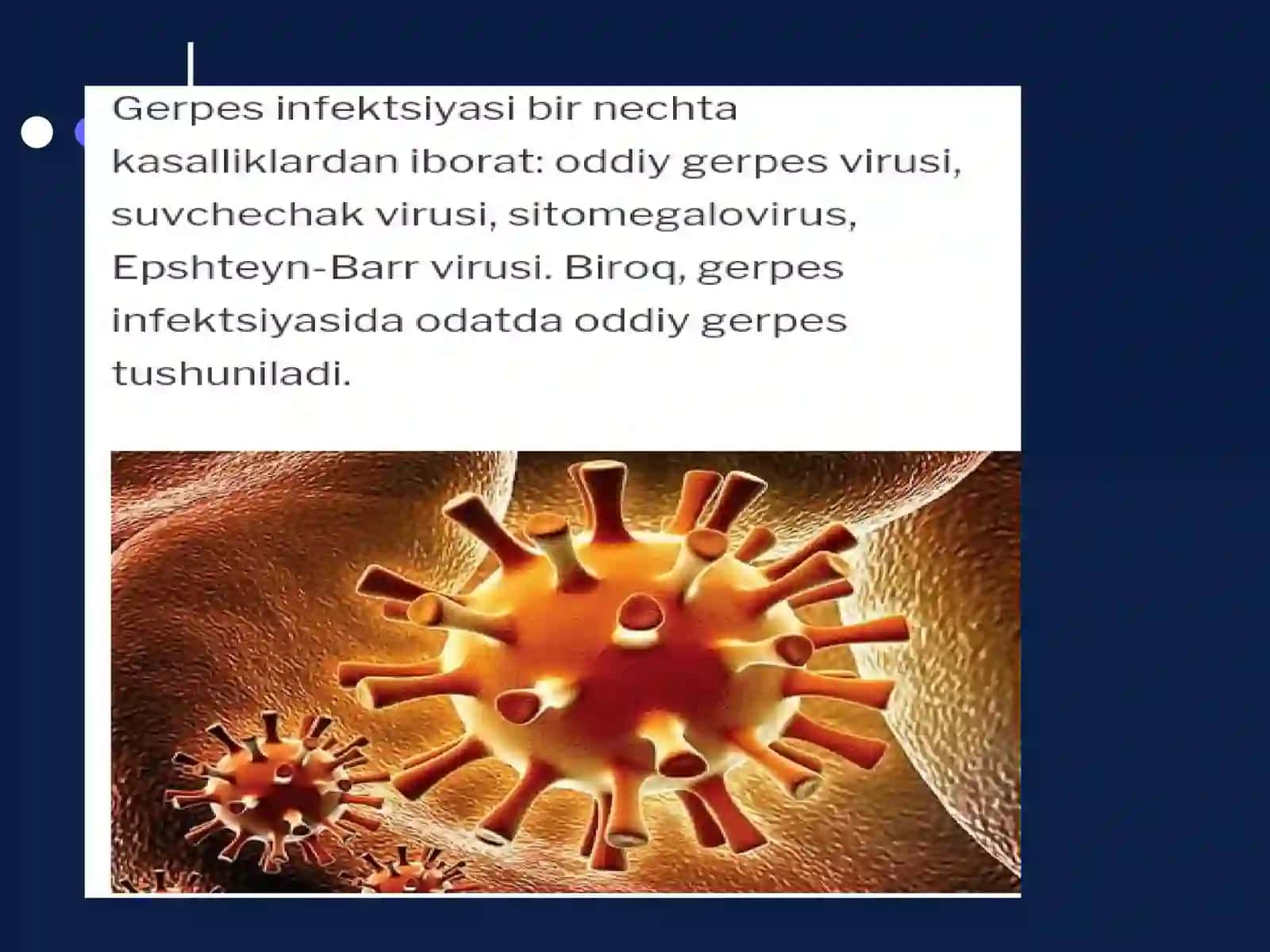 Оддий герпес - herpes simplex (пуфакчали темиратки) 2