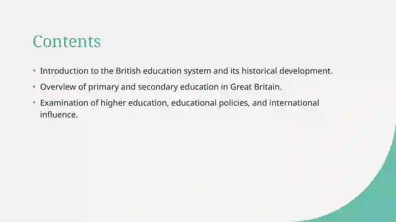 Educational System of Great Britain 2