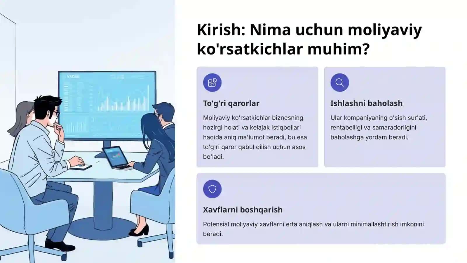 Moliyaviy Ko'rsatkichlarni Aniqlash va Baholash Usullari 2