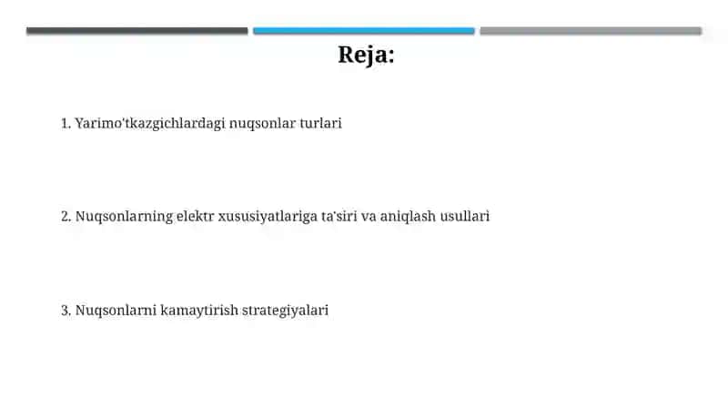 Yarimoʻtkazgich nuqsonlarining turlari 2
