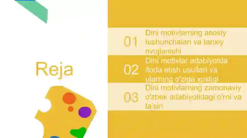 Dini Motivlar: Asosiy Tushunchalar 2