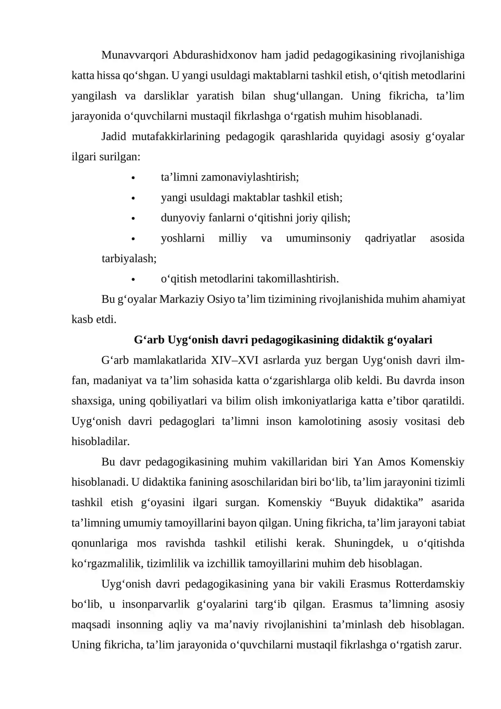Jadid mutafakkirlarining pedagogik qarashlari 2