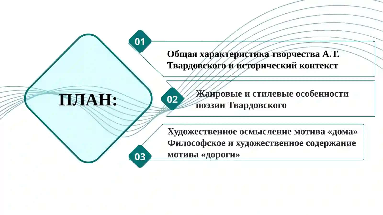 А.Т. Твардовский. Своеобразие родовой природы поэзии и мотивы «дома» и «дороги» в его творчестве 2
