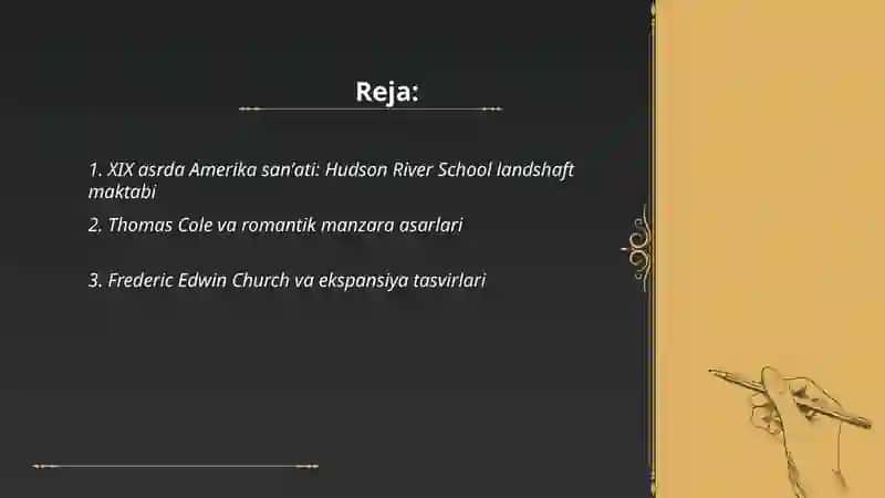 XIX asrda Amerika sanʼati: Hudson River School 2