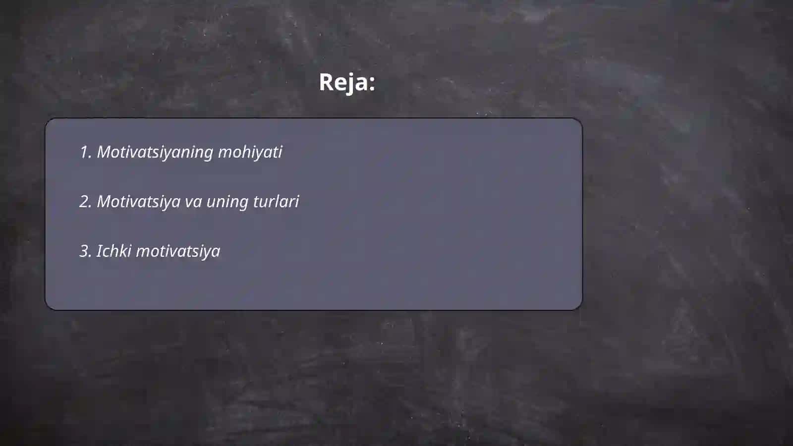 Mativatsiya haqida tushuncha 2