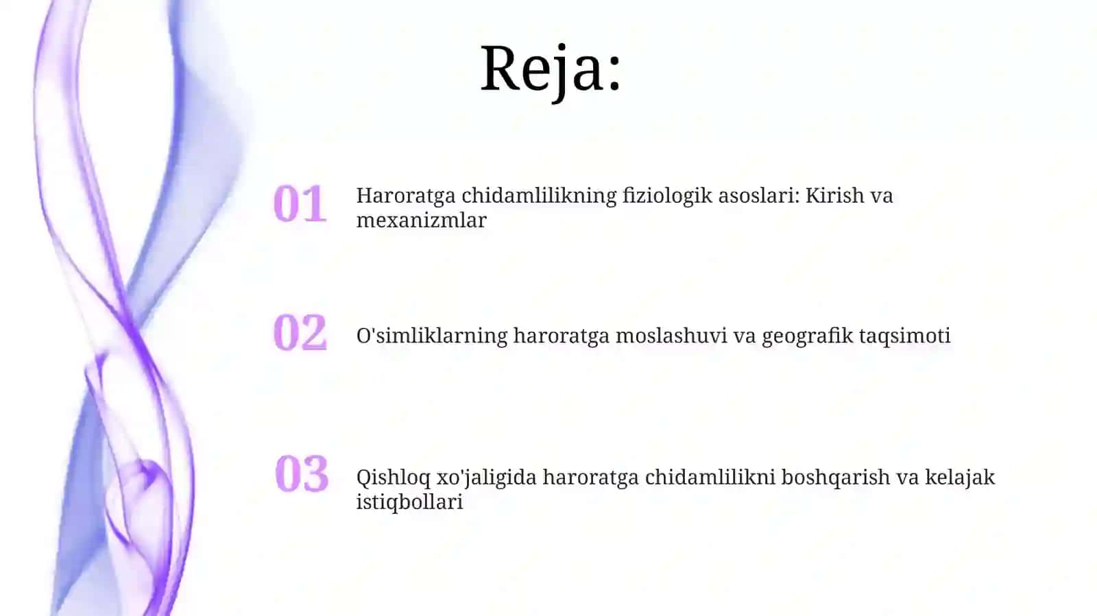 O‘simliklarning turli haroratlar ta’siriga chidamliligining eko-fiziologik asoslari 2