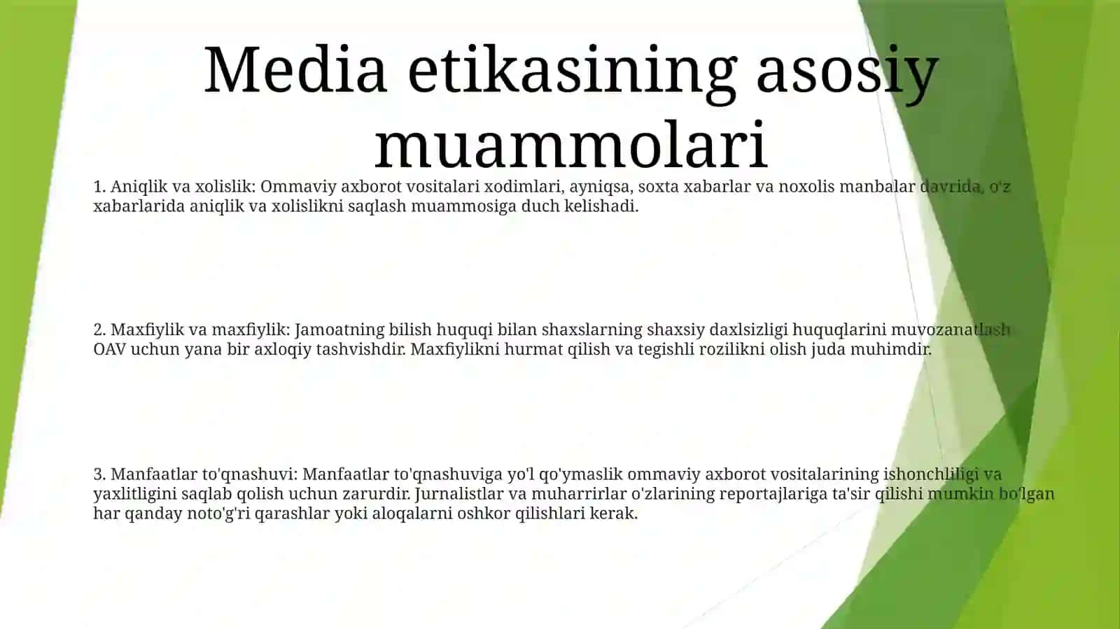 Zamonaviy Bosqichda Mediya Etikani O'Rni 2